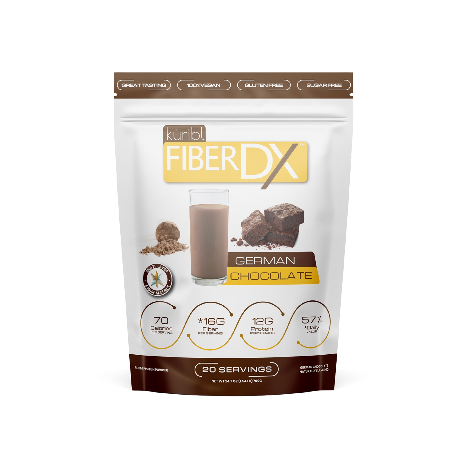 Picture of Kuribl FiberDX German Chocolate Shake