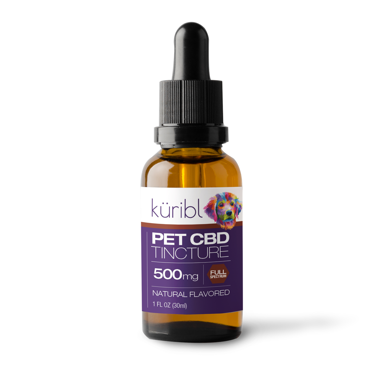 Picture of Pet Tincture 500mg Full Spectrum Natural Flavor
