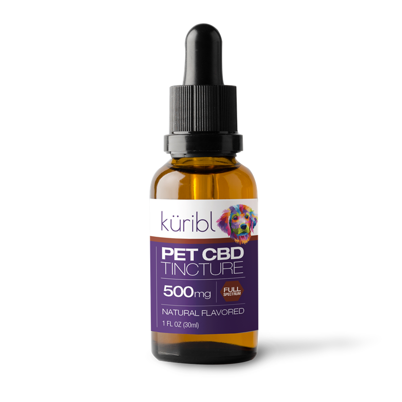 Picture of Pet Tincture 500mg Full Spectrum Natural Flavor
